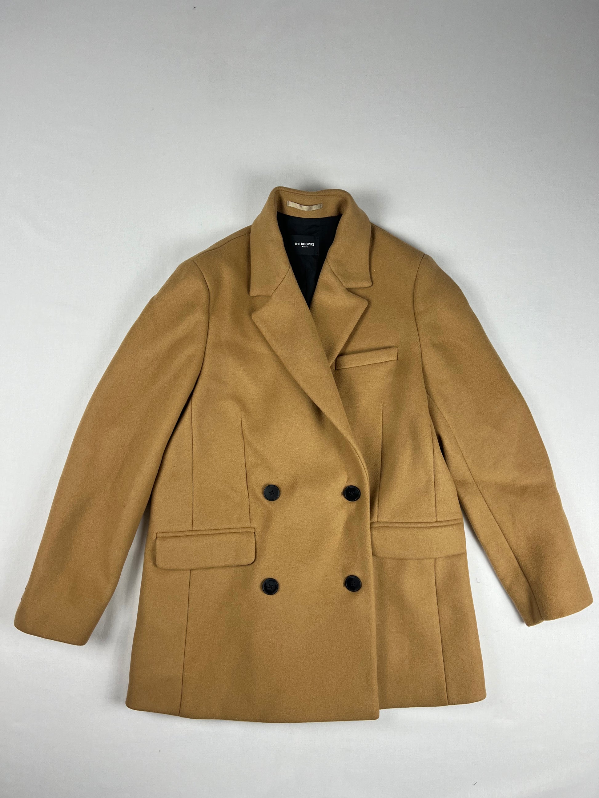 Manteau Camel The Kooples Manteau En Laine The Kooples Camel